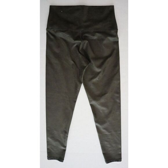 Offline x Aerie Women's Sz M Olive Green The Hugger Hi-Waisted Crackle Leggings - Picture 2 of 9